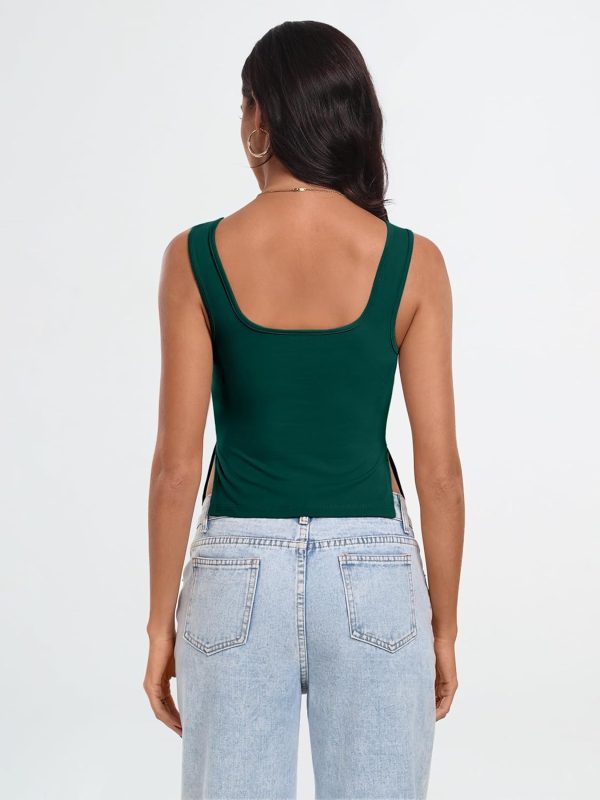 Trendy Queen Womens Going Out Crop Tops Backless Tank Tops Summer Y2k Teen Girls Basics Cute Clothes - Image 48