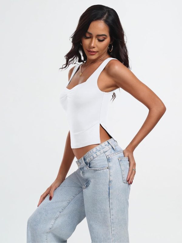 Trendy Queen Womens Going Out Crop Tops Backless Tank Tops Summer Y2k Teen Girls Basics Cute Clothes - Image 68