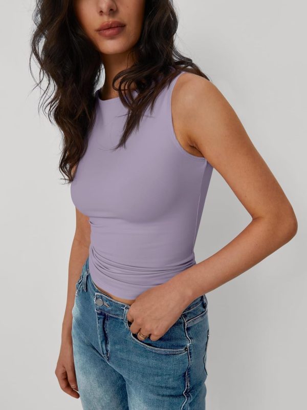 Trendy Queen Women Going Out Summer Tank Tops Spring Casual Basic Cute 2025 Sleeveless Shirt Vacation Fashion Outfit Clothes - Image 81