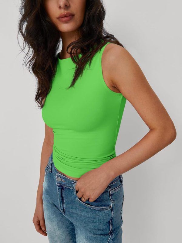 Trendy Queen Women Going Out Summer Tank Tops Spring Casual Basic Cute 2025 Sleeveless Shirt Vacation Fashion Outfit Clothes - Image 91